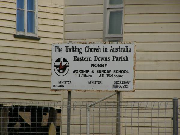 Uniting Church, Nobby, Clifton Shire  | 