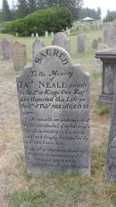 
James NEALE
d: 4 Feb 1832, aged 32

Norfolk Island Cemetery
