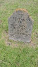 
William MAGENIS
d: 24 Jul 1841, aged 27

Norfolk Island Cemetery
