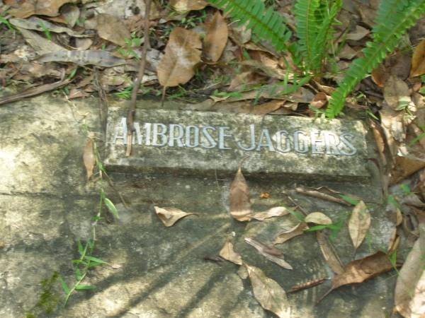 Ambrose JAGGERS;  | North Tumbulgum cemetery, New South Wales  | 