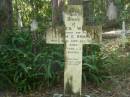 Charles William,
son of J. & M.E. BRAND,
died 10 Dec 1891 aged 1 year 3 months;
North Tumbulgum cemetery, New South Wales