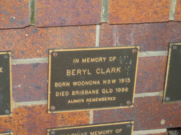 Nundah / German Station Cemetery:  | Beryl Clark  | 