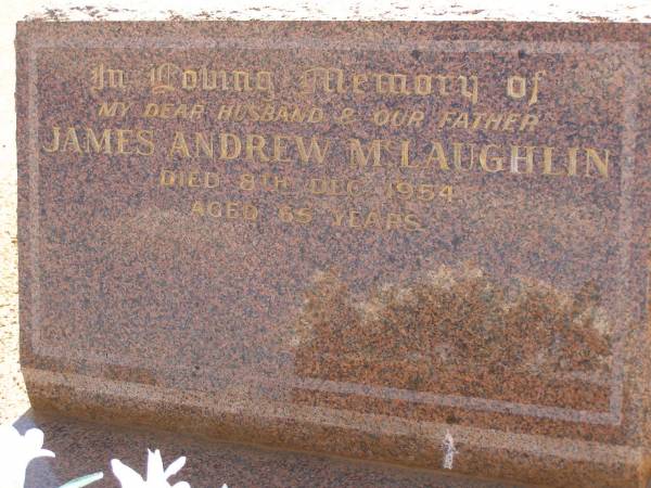 James Andre MCLAUGHLIN,  | Cemetery,  | Nyngan, New South Wales  | 
