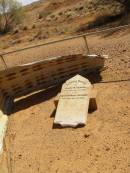 
John W. HEWISH & Hester Maud HEWISH,
Pioneer Cemetery, 
Oodnadatta,
South Australia
