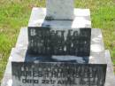 Bridget EGAN, died 9 Jan 1930 aged 76 years; James Thomas EGAN, son, died 22 April 1932 aged 42 years; St James Catholic Cemetery, Palen Creek, Beaudesert Shire 
