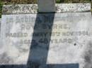 Roy BYRNE, died 19 Nov 1961 aged 48 years; St James Catholic Cemetery, Palen Creek, Beaudesert Shire 