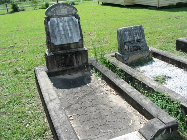 Mary WALSH,  | died 6 Jan 1941 aged 69 years;  | Edward (Ned) WALSH, husband,  | 1872 - 1916;  | St James Catholic Cemetery, Palen Creek, Beaudesert Shire  | 