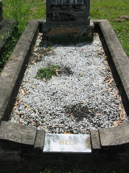 Mary WALSH,  | died 6 Jan 1941 aged 69 years;  | Edward (Ned) WALSH, husband,  | 1872 - 1916;  | St James Catholic Cemetery, Palen Creek, Beaudesert Shire  | 