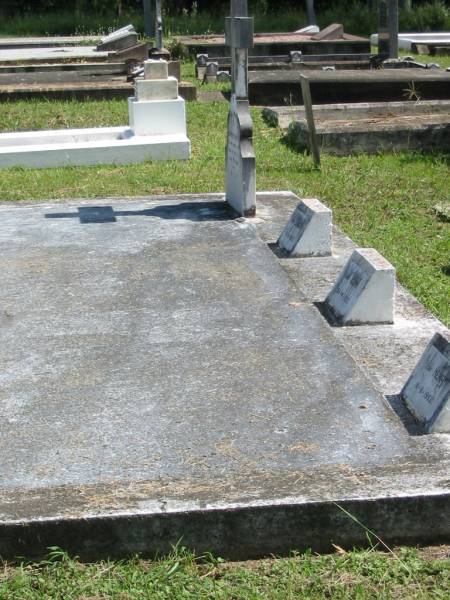 John DEVENNEY,  | born Country Donegal Ireland,  | died 6 Sept 1914 aged 78 years;  | Ellen, wife,  | died 8-8-1925;  | John, son,  | died 24-4-1937;  | Henry, son,  | died 11-6-1953;  | St James Catholic Cemetery, Palen Creek, Beaudesert Shire  | 