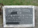 Rae Elizabeth KIBBLE, 6 Nov 1943 - 21 Dec 1992; Parkhouse Cemetery, Beaudesert 