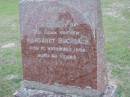 Margaret BUCHBACH, died 1 Nov 1950 aged 80 years, mother; Parkhouse Cemetery, Beaudesert 