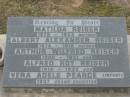Matilda REISER, 1875 - 1943, mother; Albert Alexander REISER, 1874 - 1916, father; Arthur Wilfred REISER, 1900-1931, son; Alfred Roy REISER, 1914-1933, son; Vera Adele PEARCE (infant), 1937, grand-daughter; Parkhouse Cemetery, Beaudesert 