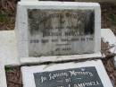 
Marion MEIKLE; 28 Nov 1934; aged 65;
Marion Campbell LARSEN; 14 Jan 1994; aged 97;
Peachester Cemetery, Caloundra City
