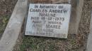 
Charles Andrew KRAUSE
d: 18 Dec 1973, aged 7 weeks

Anne Maree KRAUSE
still born 25 Nov 1974

Peak Downs Memorial Cemetery  Capella Cemetery
