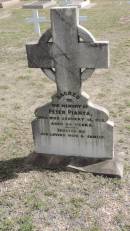 Peter PIANTA d: 15 Jan 1912 aged 68  Peak Downs Memorial Cemetery / Capella Cemetery 