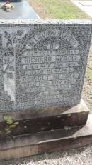 Richard NEAGLE d: 14 Jan 1941 aged 81?  Brigget NEAGLE d 17 Nov 1951 aged 79  Peak Downs Memorial Cemetery / Capella Cemetery 