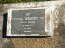 
Phillip NECKER,
stillborn 1 Aug 1953;
Pimpama Island cemetery, Gold Coast
