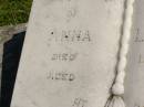 Anna LANGFELDT,
mother,
died 12 Nov 1983 aged 84 years;
Pimpama Island cemetery, Gold Coast