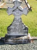 Erna B. KROPP, born 11 Aug 1901, died 25 Nov 1901; Gertrud E. KROPP, born 2 Aug 1895, died 15 Apr 1904; Pimpama Island cemetery, Gold Coast 