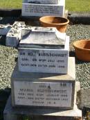 Arthur KLEINSCHMIDT,
born 9 July 1895,
died 29 June 1896;
Maria KLEINSCHMIDT,
born 9 Jan 1892,
died 25 Oct 1901;
Pimpama Island cemetery, Gold Coast
