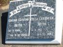 Edgar Gustav HUTH, 12-3-1918 - 8-10-1996; Olga Gertrude HUTH, 6-4-1912 - 1-12-2003; Pimpama Island cemetery, Gold Coast 