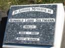 Reinhold Louis (Holly) SULTMANN,
1904 - 1997;
Pimpama Island cemetery, Gold Coast