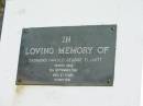 
Desmond Harold George ELLIOTT,
died 10 Sept 1992 aged 5 years;
Pimpama Island cemetery, Gold Coast
