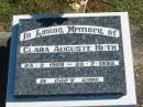 
Clara Auguste HUTH,
24-2-1908 - 28-2-1992;
Pimpama Island cemetery, Gold Coast
