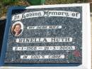 
Rinella HUTH,
wife,
2-1-1968 - 21-3-2000;
Pimpama Island cemetery, Gold Coast
