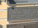 Leslie SPANN,
born 19-2-1912,
died 2-5-1997;
Evelyn Dorothy SPANN (nee ERNST),
born 13-2-1919,
died 7-6-2001;
Pimpama Island cemetery, Gold Coast