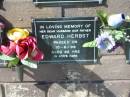 Edward HERBST, husband father, died 15-6-98 aged 92 years; Pimpama Island cemetery, Gold Coast 
