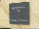 
Shane Bernard DOYLE,
9 June 1977 - 6 Sept 2004,
eldest son of Marilyn & Bernard
brother of Wade, Michael & Jason,
husband of Belinda,
son-in-law of Pam & Kelvin
brother-in-law of Carson & Kirby;
Pimpama Uniting cemetery, Gold Coast
