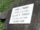 
James J. TROWER,
3-12-1907 - 22-11-1982;
Lillian G. TROWER,
27-2-1915 - 12-7-1986;
Pine Mountain St Peters Anglican cemetery, Ipswich
