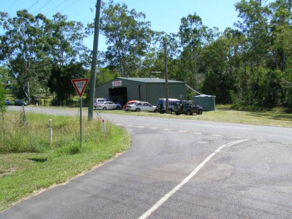 Cemetery entrance is beside Rural Fire Station;  | Pine Mountain St Peter's Anglican cemetery, Ipswich  | 