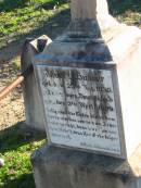 Albert HUBNER, born 23 Nov 1830 died 3 April 1899; Plainland Lutheran Cemetery, Laidley Shire 