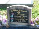 Gregory Ashley SCHIMKE 27 Jun 1981, aged 30 Plainland Lutheran Cemetery, Laidley Shire 