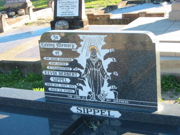 Kevin Herbert SIPPEL  | 10 Sep 1975, aged 52  | Plainland Lutheran Cemetery, Laidley Shire  | 