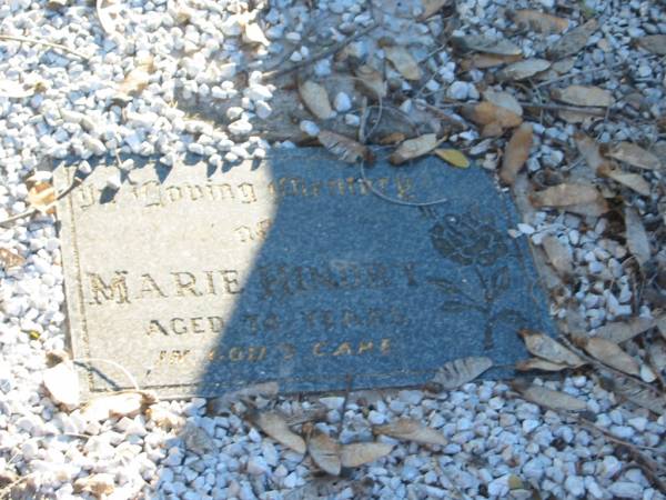 Reginald Thomas GREER  | 2-10-1907 - 23-2-1984  | Marie HINDBY  | aged 74  | Plainland Lutheran Cemetery, Laidley Shire  | 
