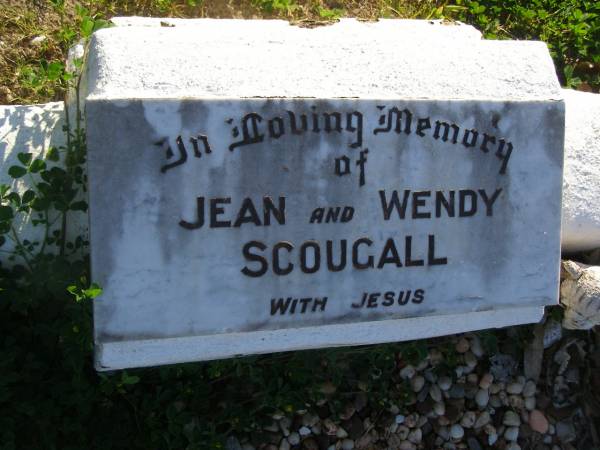 Jean SCOUGALL;  | Wendy SCOUGALL;  | Polson Cemetery, Hervey Bay  | 