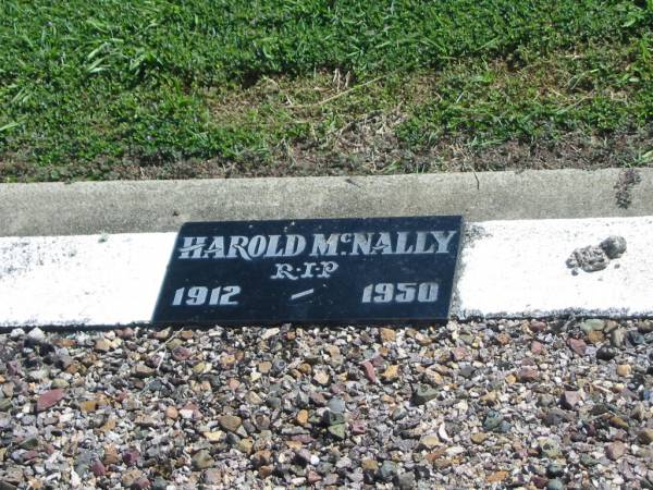 Harold MCNALLY,  | 1912 - 1950;  | Polson Cemetery, Hervey Bay  | 