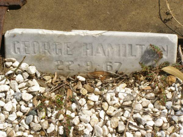 George Hamilton MCLIVER,  | died 22-9-67;  | Polson Cemetery, Hervey Bay  | 