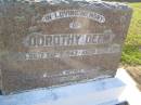 Dorothy DEEM, died 26 Sept 1943 aged 17 years, loved by father, mother, sisters, brothers & brother-in-law; Polson Cemetery, Hervey Bay 