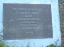 Phyllis May LEAH,
died 18 Nov 1987 aged 87 years,
wife of Percy Hume LEAH;
Polson Cemetery, Hervey Bay