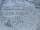 
Henry (Banjo) OWEN,
died 17 April 1961;
Polson Cemetery, Hervey Bay
