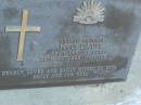 
H.C. DAVIS,
died 28 Oct 1962 aged 59 years,
wife Emily,
son Neil;
Polson Cemetery, Hervey Bay
