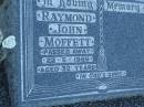 Raymond (Ray) John MOFFETT,
died 22-6-1966 aged 32 years;
Polson Cemetery, Hervey Bay