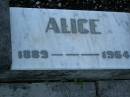 Benjamin BUTTERWORTH,
1888 - 1969;
Alice BUTTERWORTH,
1889 - 1964;
Polson Cemetery, Hervey Bay