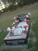 
Russell Albert CURRIE,
father pop,
9 Sept 1950 - 23 Dec 2001;
Polson Cemetery, Hervey Bay
