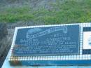 Daphne ANDREWS,
died 5 Oct 1967 aged 38 years,
mother of Glen, Robin, Nigel & Cherie;
Polson Cemetery, Hervey Bay