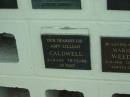 
Amy Lillian CALDWELL,
died 2-11-94 aged 78 years;
Polson Cemetery, Hervey Bay
